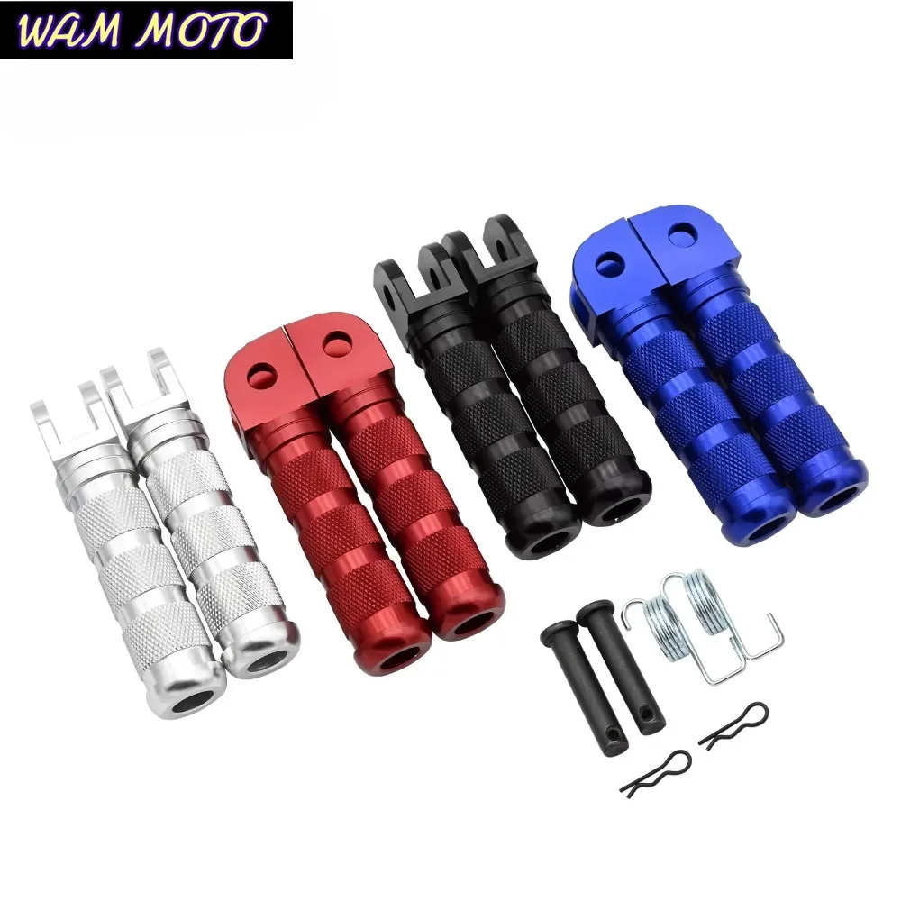 Motorcycle Pedal Foot Pegs FootRest For Honda CB125R CB50R CBR250RR CB300R 2004-2019 for Yamaha MT FZ FZS FZ1 for Suzuki GSX
