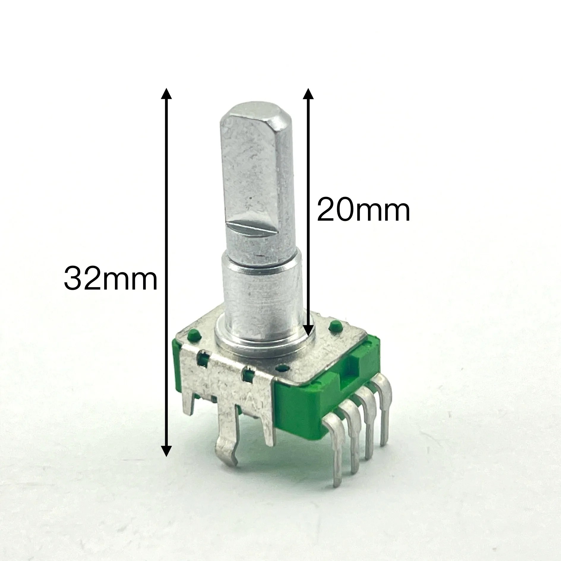 2 pcs Taiwan ALPHA RK11 Potentiometer FI1 All-in-one Tuning B10K Shaft Length 20mm 360°