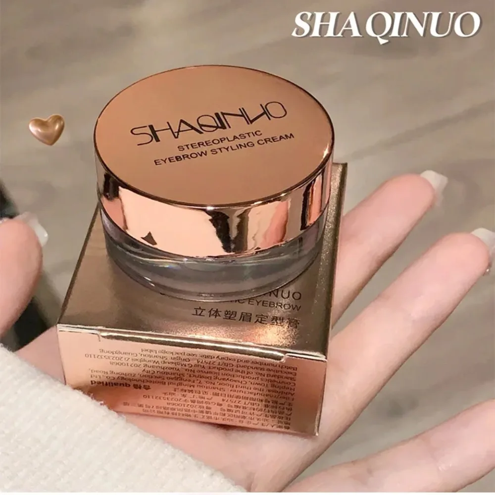 4 stks/set Gel Textuur Wenkbrauw Crème Waterdicht Langdurige 3D Brow Shaping Wax Clear Verfrissende Gladde Pluis