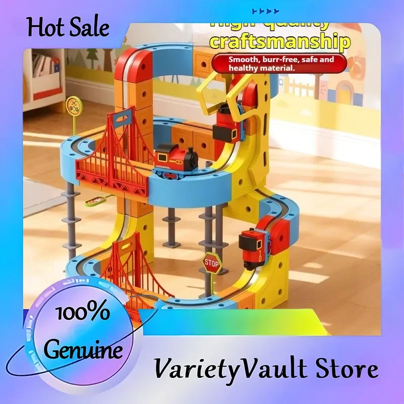 

Игрушка-головоломка Magic Track Cube для детей — высокоскоростная орбита, электрическая магнитная игра в сборе с присоской для мальчиков и девочек