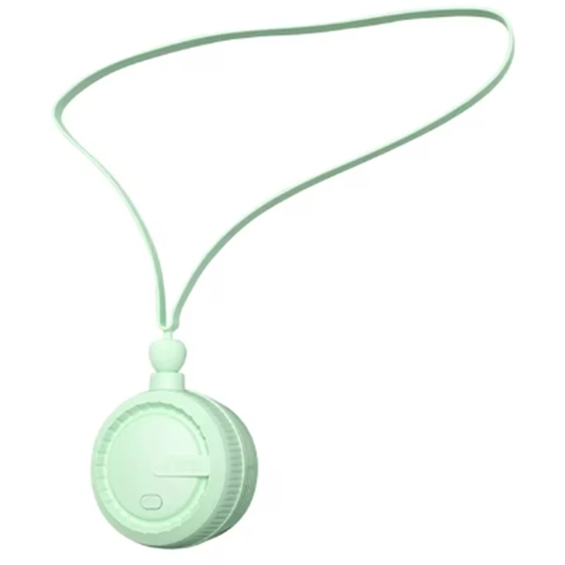 

AB15-Portable Neck Fan Bladeless Neck Fan 3 Speeds USB Charging Wearable Fan Adjustable 360 Degree Rotating