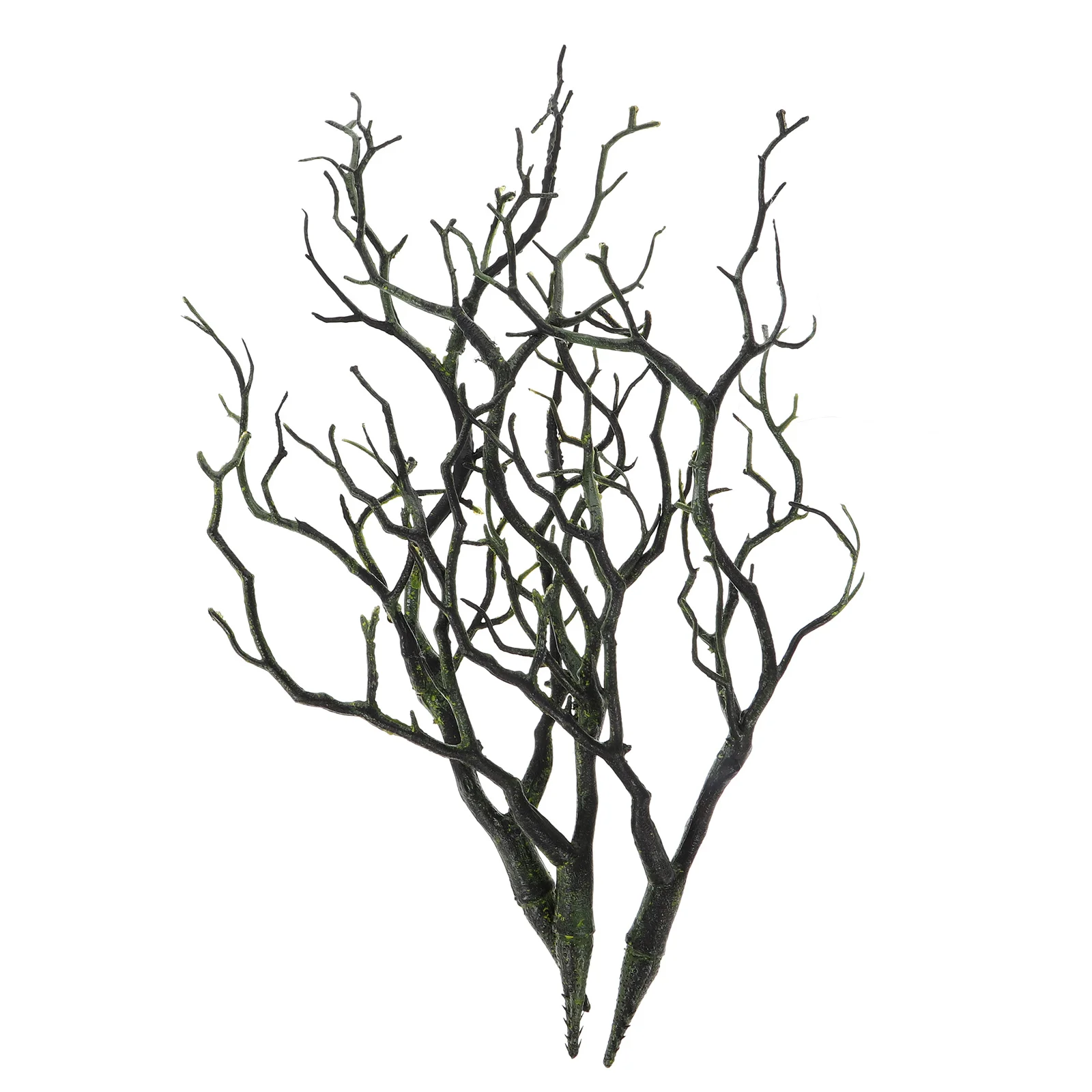 

3 Pcs Vase Branch Fake Branches for Decoration Green Ornaments Outdoor Artificial Tree Greenery Garland