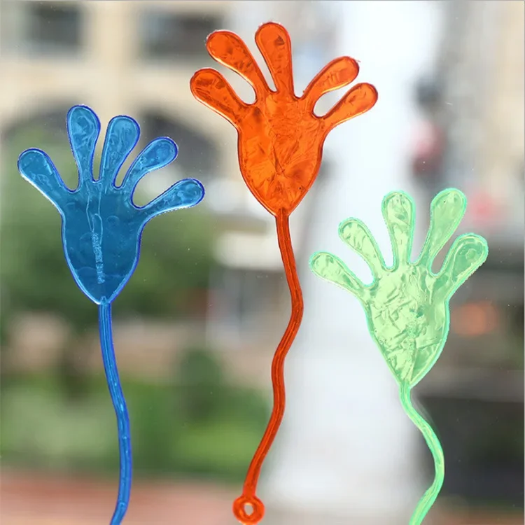 30PCS Elastic stretch sticky hand toy sticky palm climbing wall sticky small hand nostalgic toy