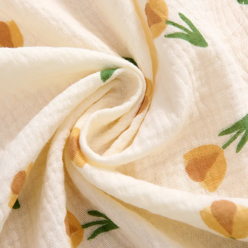 Summer Baby Blanket Newborn 2 Layers Muslin Baby Swaddle Blankets Infant Receiving Blanket Baby Wrap Crib Quilt Bath Towels Item