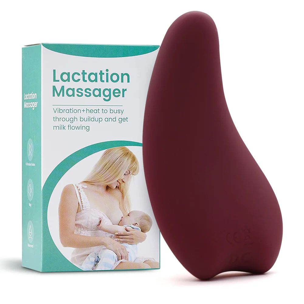 

Multiple Vibration Modes Heating Adjustable Breastfeeding Warming Lactation Massagers for Clogged Milk Ducts