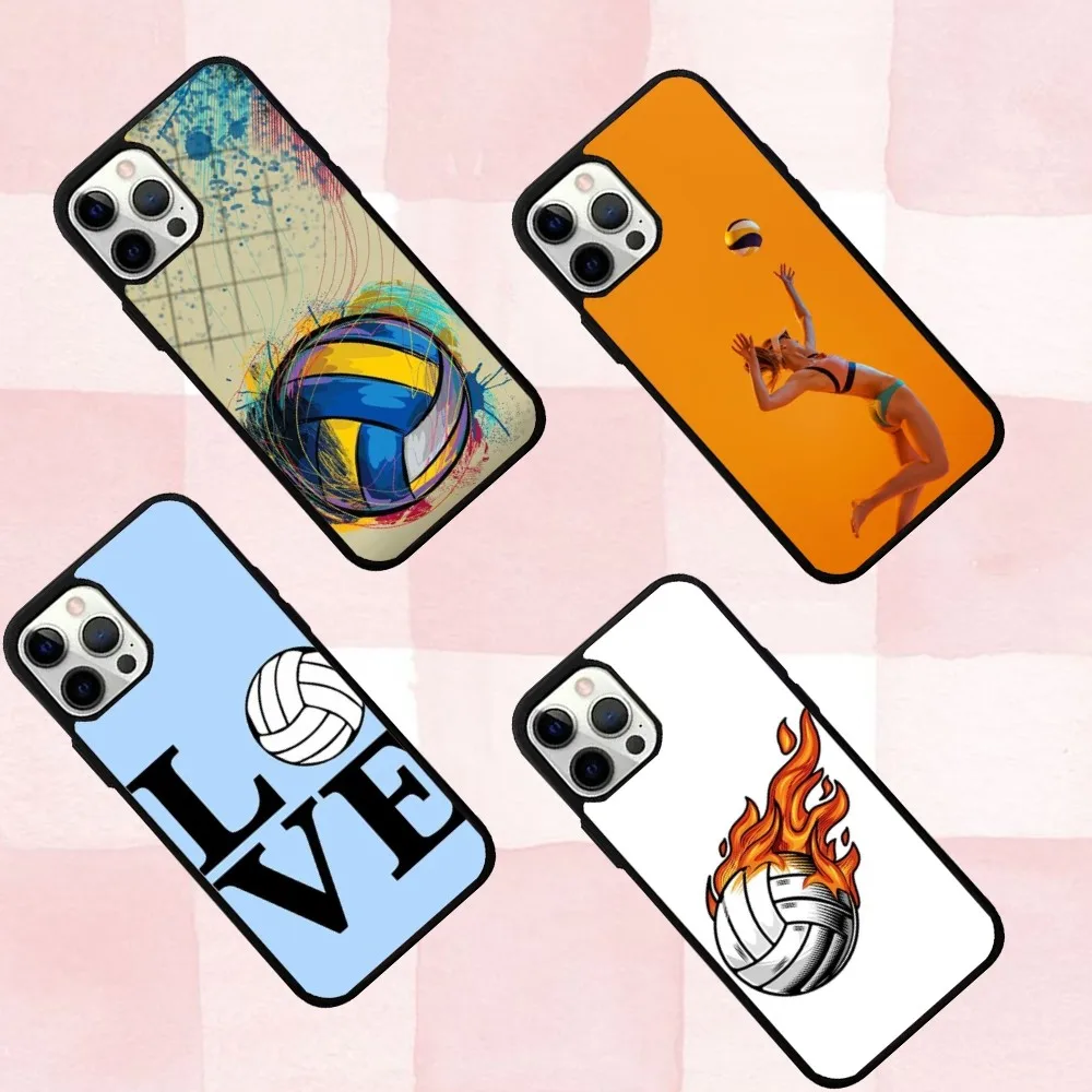 

Sport Beach Volleyball Phone Case For IPhone 16,se4,15,Pro,Max,Case 14,Plus,13,12,11 Magesafe Magnetic Wireless Charge Cover