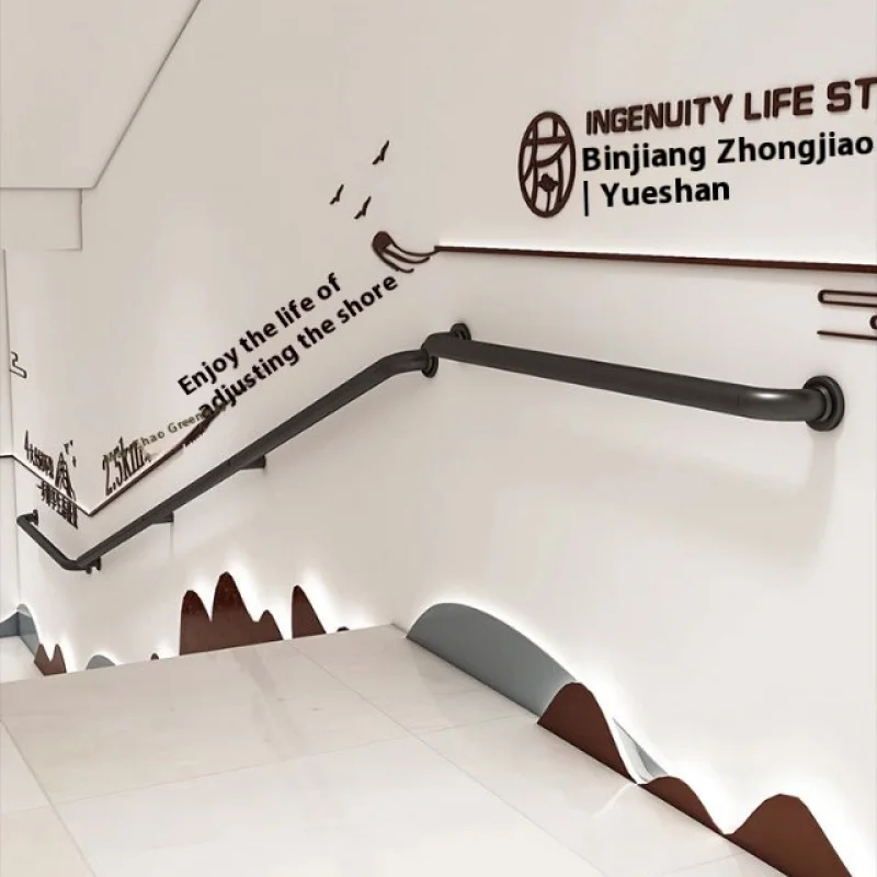 custom.304 Stainless Steel Natural Stair Handrail High End Stair Handrail Plastic Cover