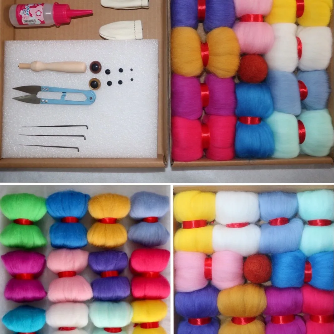 

Набор для рукоделия из войлока: материалы, инструменты и наклейки для домашнего шитья и вышивки своими руками