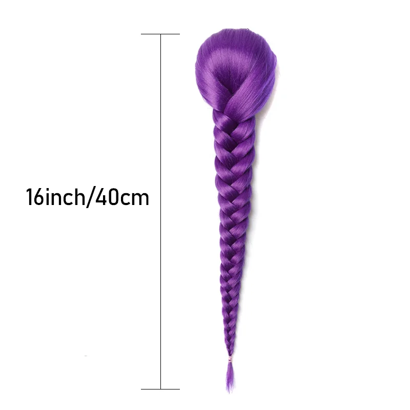 Fishbone Braid Ponytail Hair Extension for Women Synthetic Braided Hair Piece Easy to Wear And Style