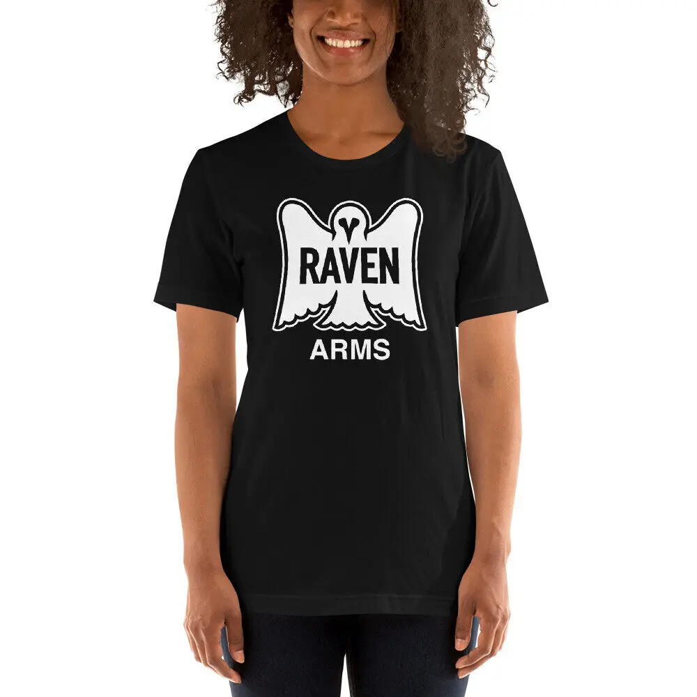 Raven Arms Logo Grafisch T-Shirt MP-25 Korte Mouw Unisex T-Shirt