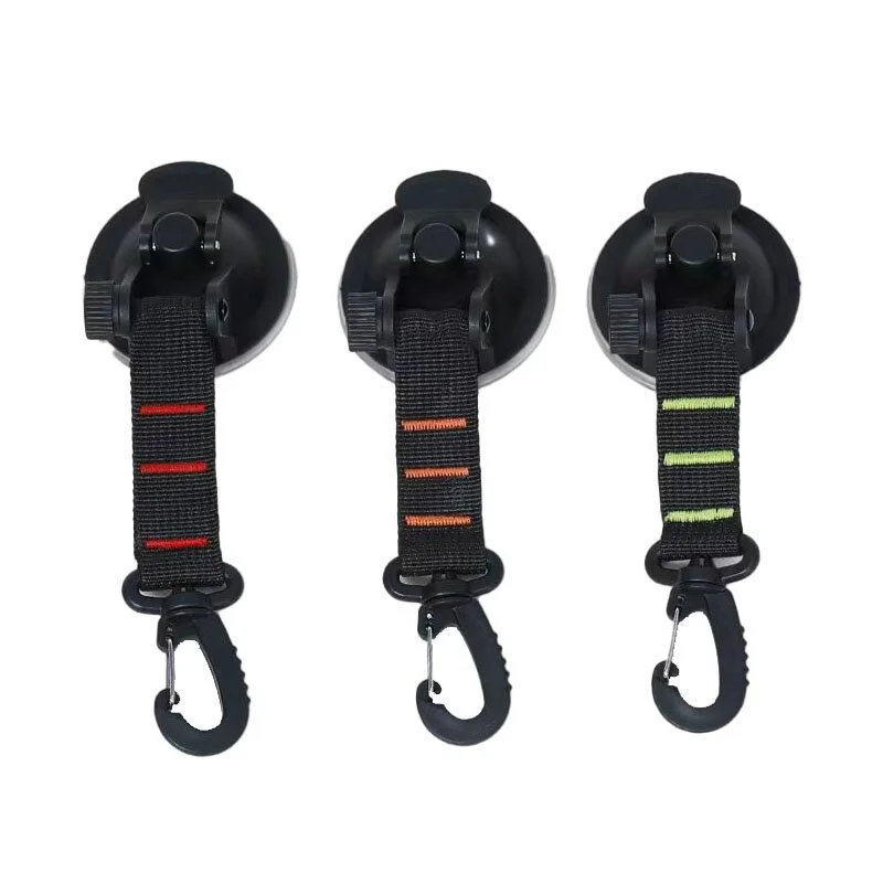 

2/4pcs Car Mount Luggage Hook Tarps Tents Anchor Heavy Duty Suction Cup Anchor with Securing Hooks Car Camping Tarpaulin Tools