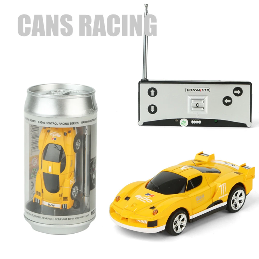 Can Mini RC Car Electronic Cars Radio Remote Control Racing Car High Speed Vehicle Gifts For Kids Machine Control TSLM1