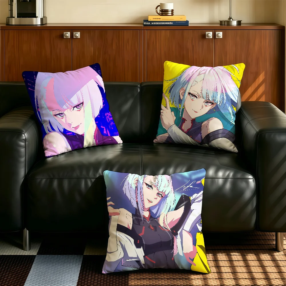 Adventure game C-Cyberpunk cushion cover Comfortable Decorative For Bedroom Living room Dormitory Picnic and Holiday Decoration
