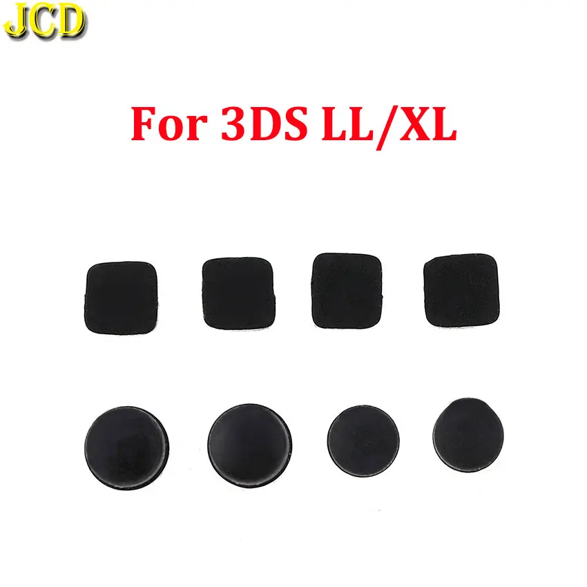 

JCD For 3DS XL LL 8 In 1 Front Back Housing shell Screw Feet Cover For 3DSLL / 3DSXL Upper Lower Screw Rubber Feet Dust Plug