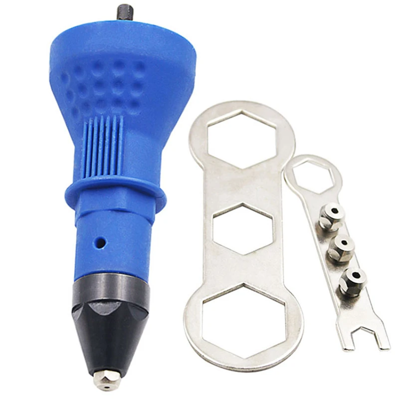 Electric Rivet Nut Gun Pull Drill Riveter Conversion Adapter For Cordless Riveter Nozzle Nut Tool Manual Nail Gun Tools