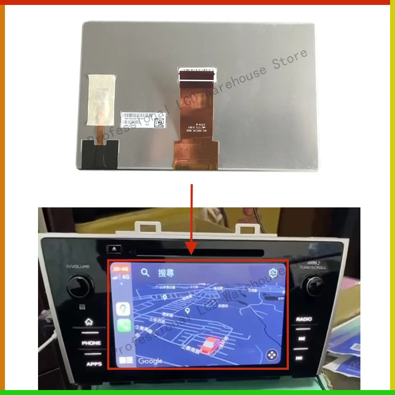 

Original 8 inch C080VAN02.3 LCD Display Screen For 18 19 Subaru Legacy Outback Replacement LCD For Harmon Radio Navigation Su164