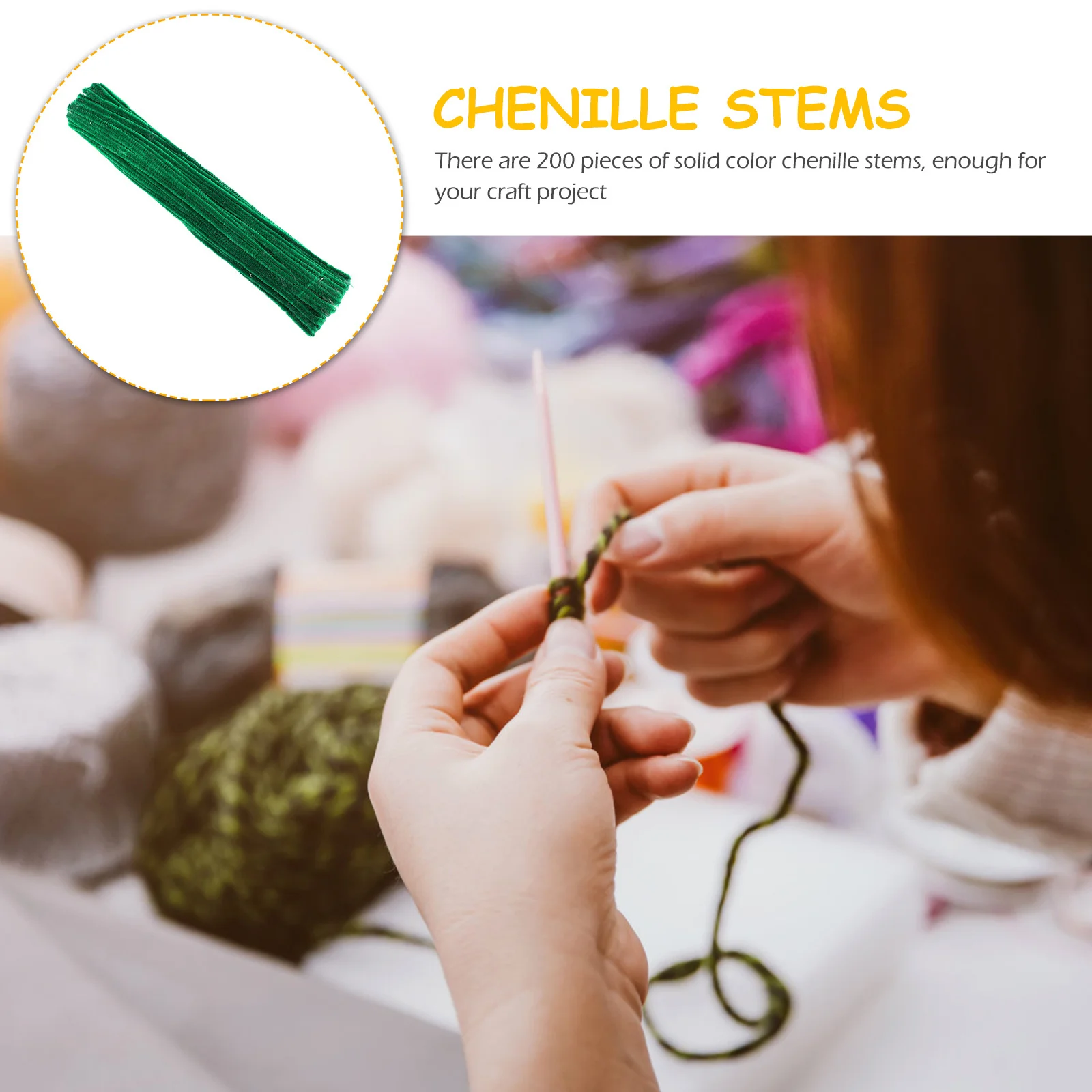 200 peças hastes de chenille dobráveis limpadores de tubos coloridos para artesanato diy animais plantas hastes de chenille