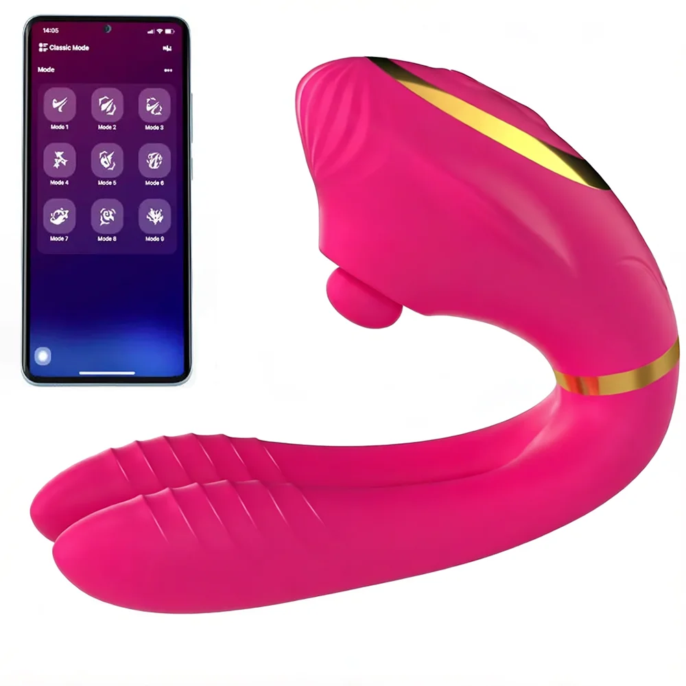 App Control Wearable Vibrator With 9 Vibration 9 Tapping Mode Bluetooth Vibrating Dildo G-spot Clit Stimulator Sex Toy for Women