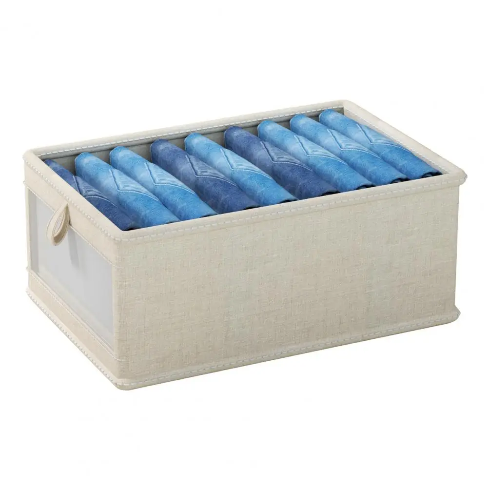 

Closet Space-saving Solution Capacity Stackable Storage Box with Handle for Closet Organization Clothes Storage Multi-functional