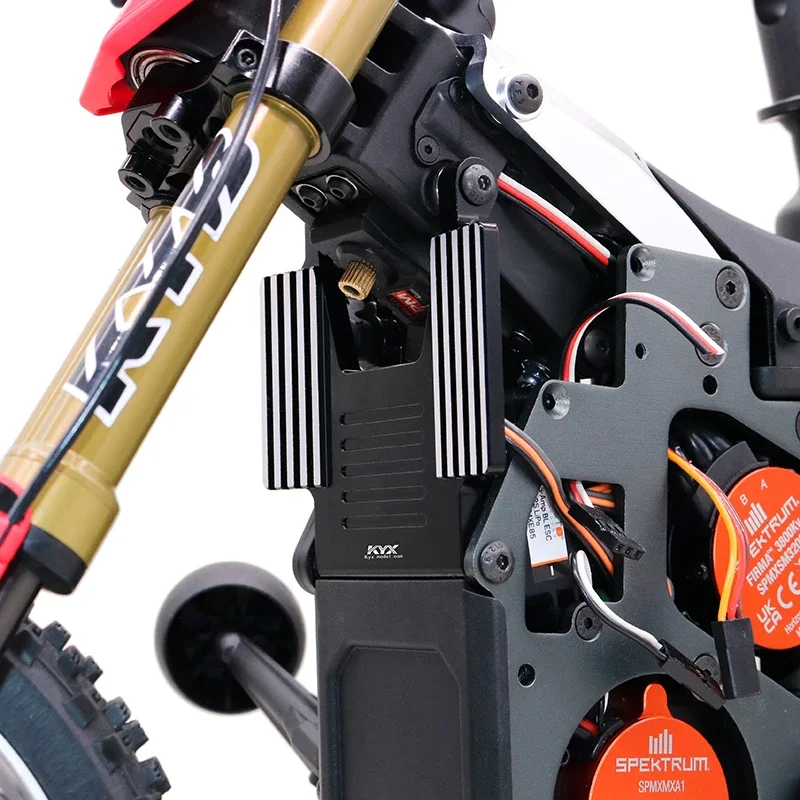 KYX Racing CNC 알루미늄 복제 라디에이터 업그레이드 부품 액세서리 1/4 RC 오토바이 Losi Promoto-MX