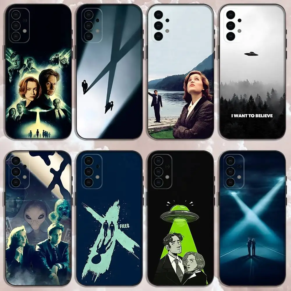 

Movie The X-X F-Files Phone Case For Samsung Galaxy A73,31,32,72,41,53,52,71,22,5G,Note,J7,8,9 Soft Black Cover