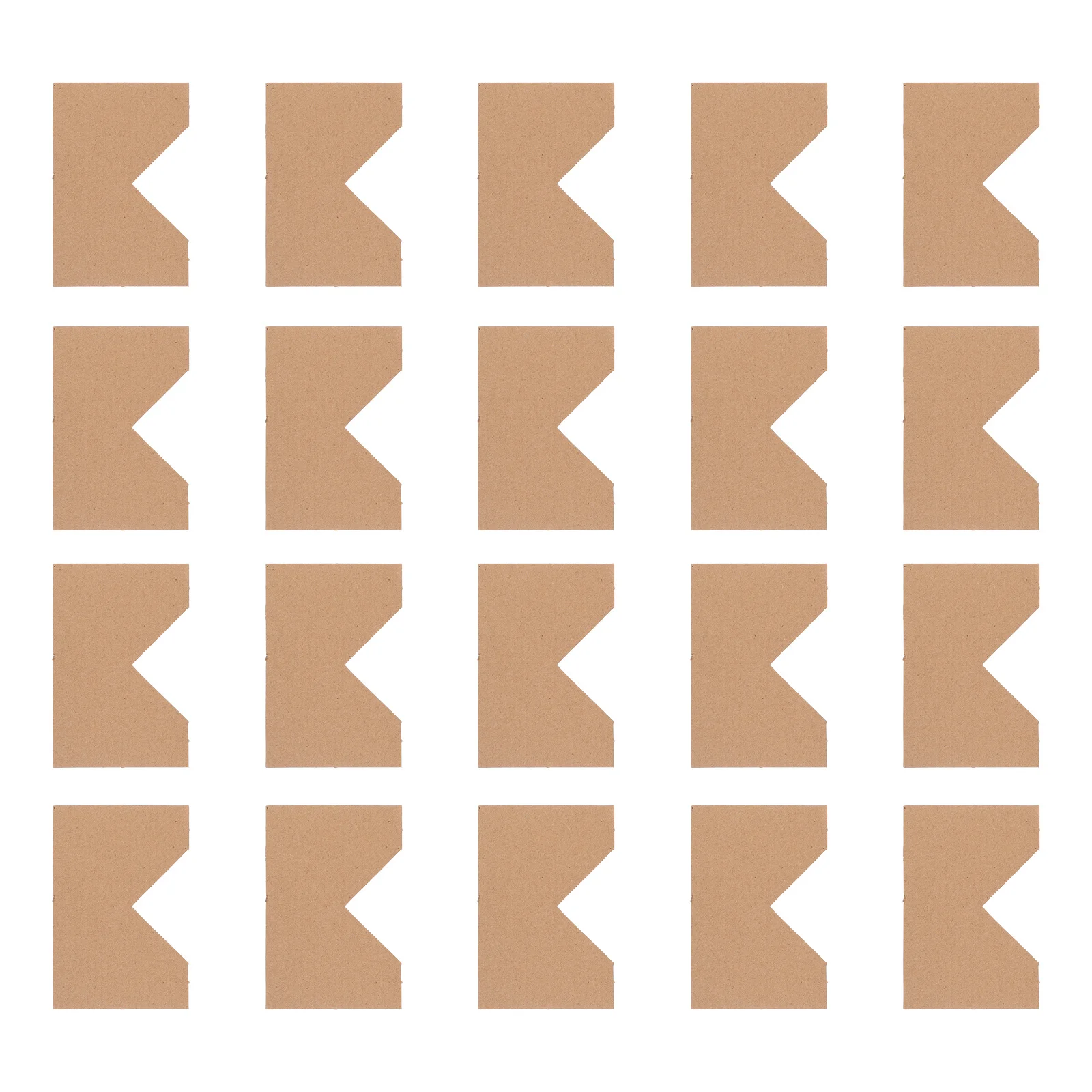 Corner Protector 100PCS Cardboard Frame Guard for Photo Albums Scrapbooks Book Edges Safety Protection Kraft Paper Supplies