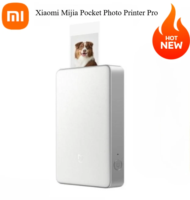 

Xiaomi Mijia Pocket Photo Printer Pro AR Video Photo Bluetooth Connection Integrated Automatic Film Covering HD Printing