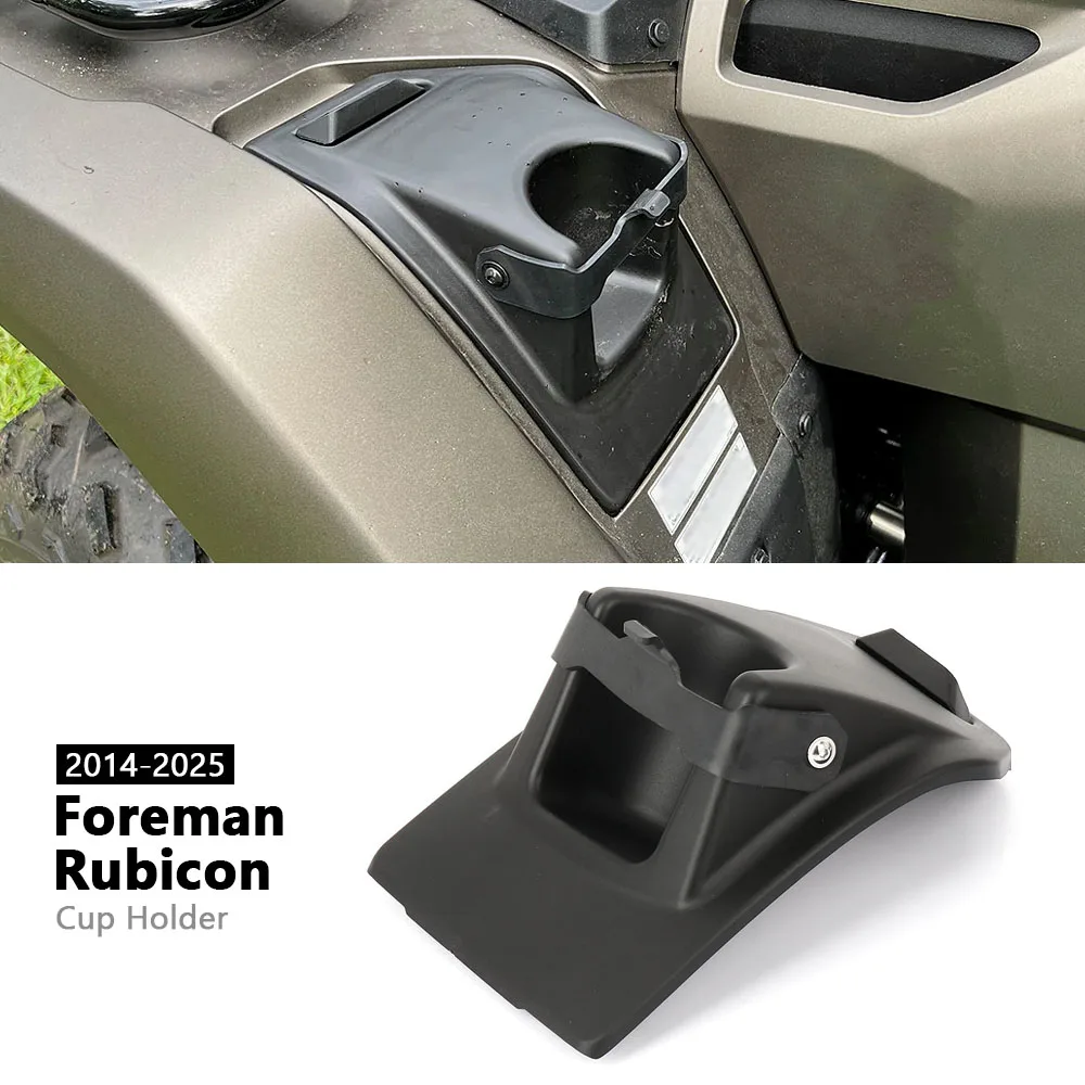 

For Honda Foreman and Rubicon 2014-2025 Fender Cup Holder Multifunction Storage ATV Accessories Drink Water Cup Bottle Holder
