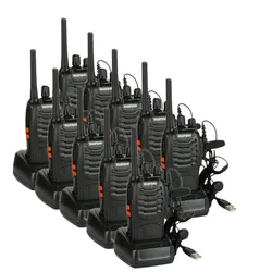 1-10PCS Baofeng BF-888S PMR446/Baofeng BF-88E PMR446 Updated Version of 888S License-Free Two Way Radio Long Range Walkie Talkie