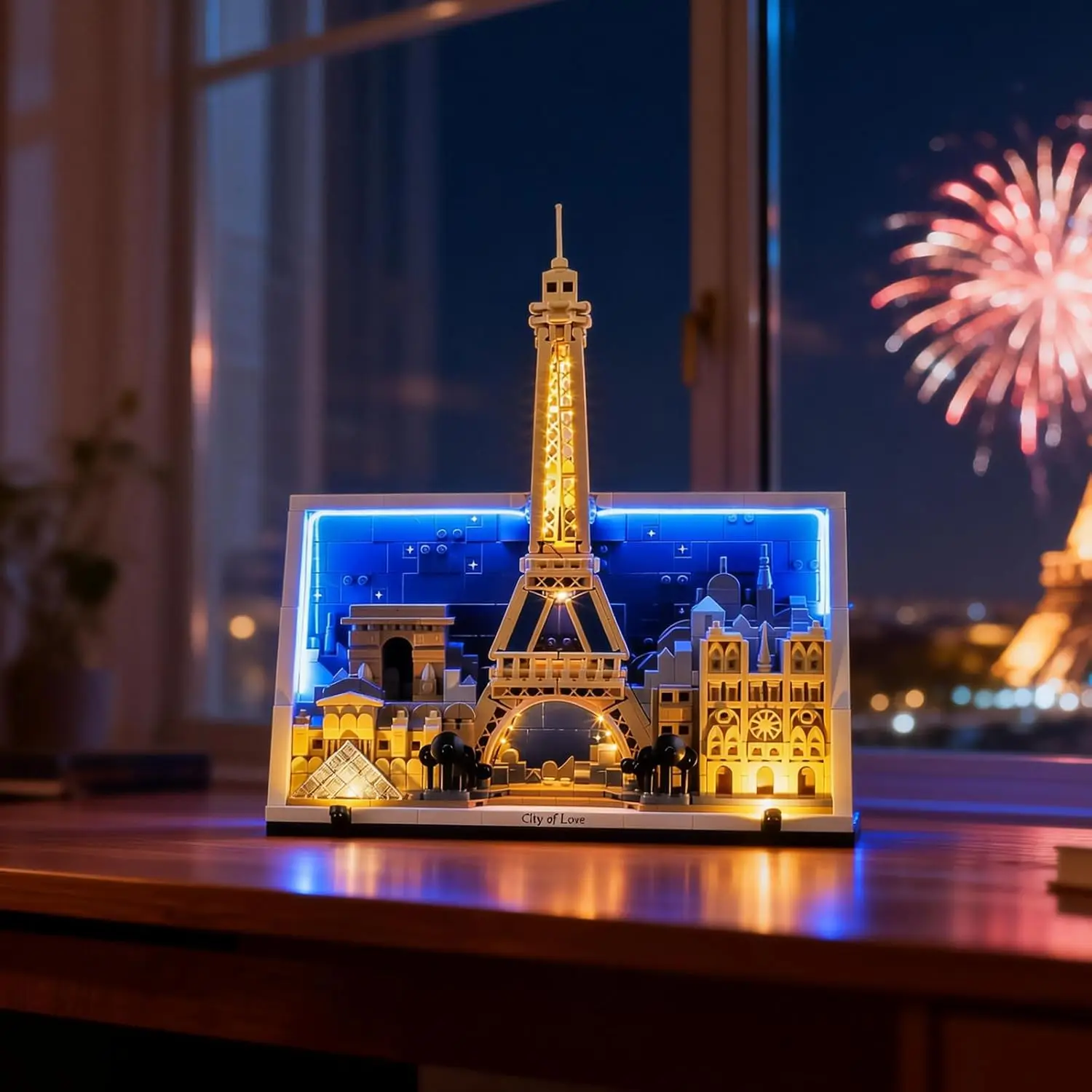 

HPROSPER 5V LED Light (No Model) For 21064 Lego Architecture Paris City of Love Decorative lights With battery box