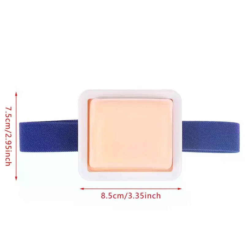 Reusable Medical Intramuscular Injection Pad Removable Plastic Practice Mat for Nursing Education Simulation Scenario