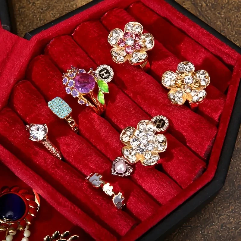 Portagioie gotico Custodia organizer multiscomparto per bara in PU per orecchini, collane, anelli, regali di Halloween per donne