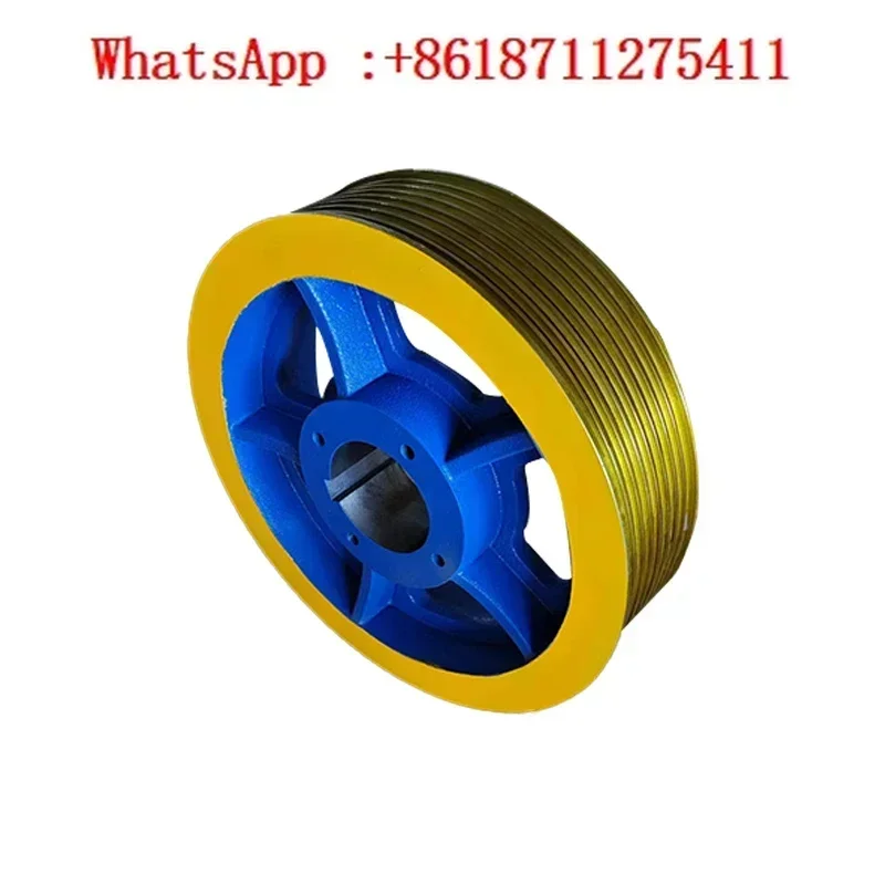 Elevator 500 * 8 * 10 car roof anti rope wheel, heavy anti rope wheel, main traction wheel/guide wheel