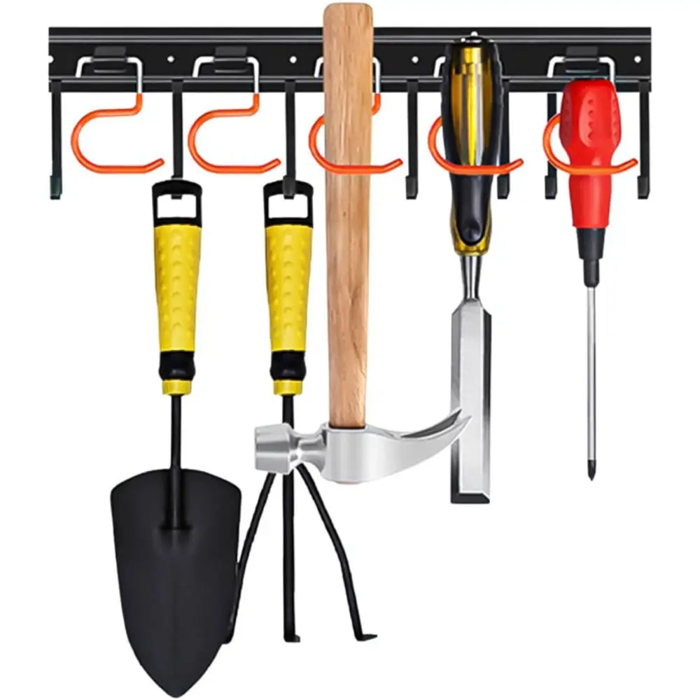 Heavy Duty Steel Tool Rack Adjustable Wall Hanger For Garage Workshop Equipment Storage And Space Saving Solutions