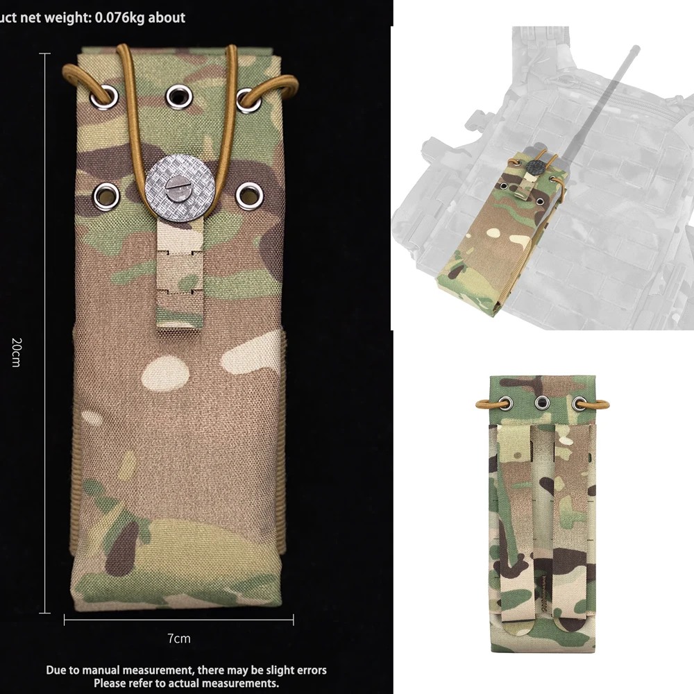 Outdoor Universal Radio Pouch MPU5 PRC 163 152 148 PTT Holder Bag Walkie-talkie Storage Pocket FC Style Outdoor Hunting