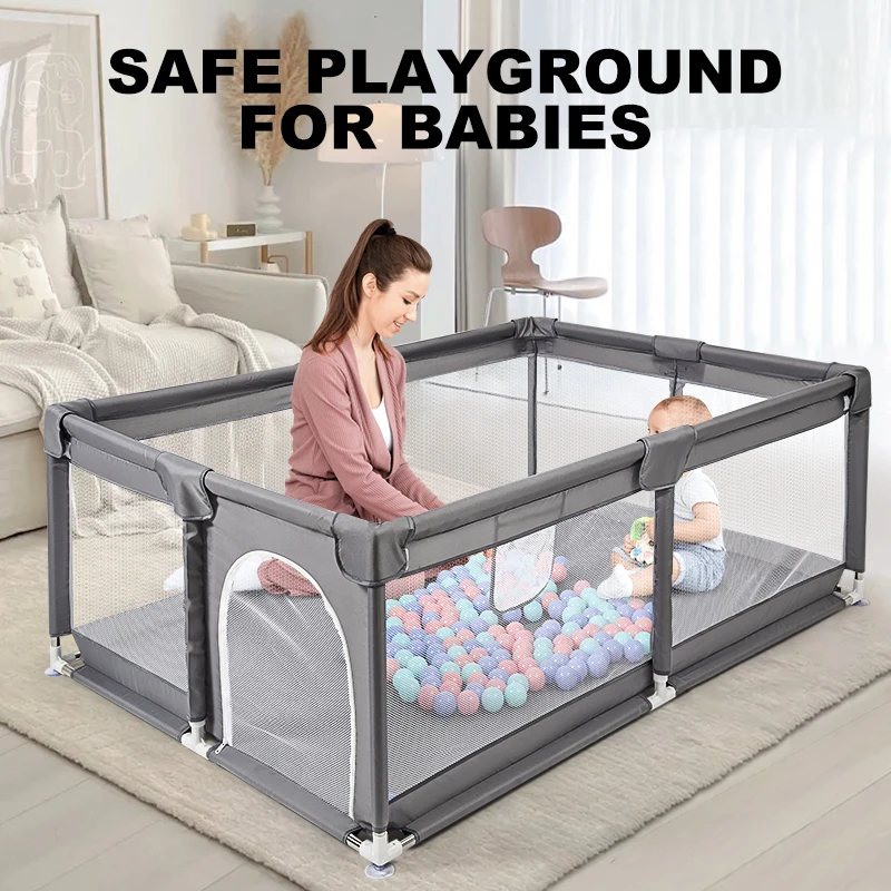 Bed Guardrail Fence Playground Baby Safety Barrier baby corralitos Children toys Child Protector Barrier Playpen For Kids