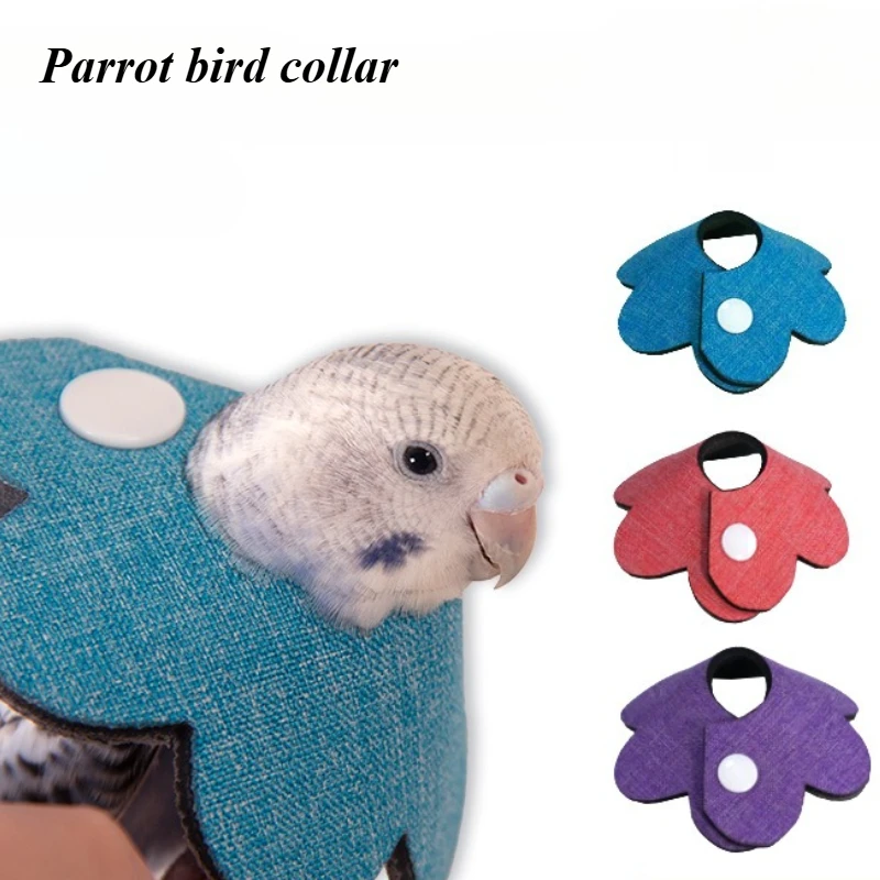 1 stücke Weiche Vogel Kragen Atmungsaktiv Für Zupfen Anti Biss Nymphensittich Papagei Vogel Kragen Komfortable Schutzhülle Kegel Kragen