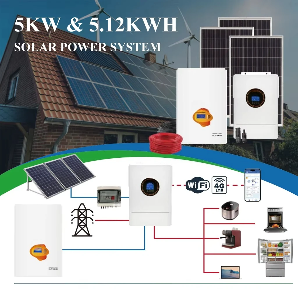 Hybrid Solar System 20kw Monocrystalline Lithium Battery Hybrid Inverter