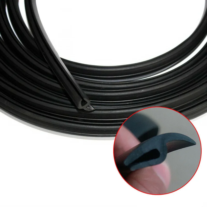 Universal Car Tuning Front Windshield Panel Ageing Rubber Seal Trim Moulding Strip Sealed 1.8m Gadget Car Decoration Accessories