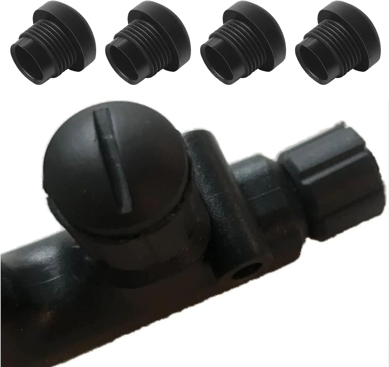 NMEA 2000 4 Pack Blanking Caps, Cover Female (Tee) T-Connectors for Lowrance Simrad B&G Navico Garmin Networks