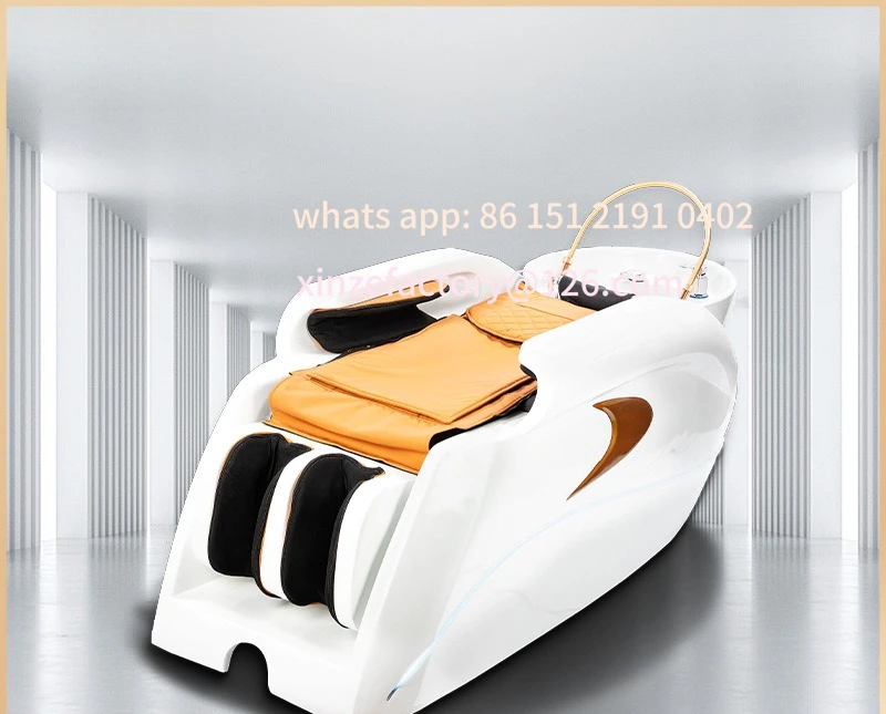 

Customizable Electric Massage Salon Hairdressing Flush Bed Hair Salon Water Circulation Fumigation Massage Integrated Bed