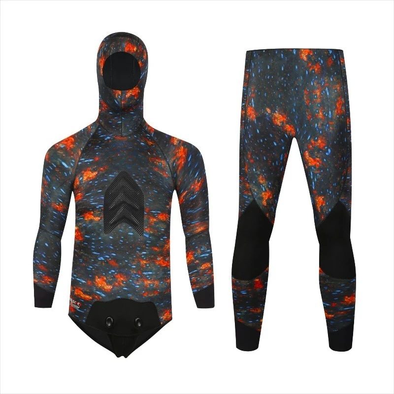 3/3.5 mm jellyfish suit scuba diving suit fishing shirt surfing snorkeling hunting CR light glue slippery leather split set