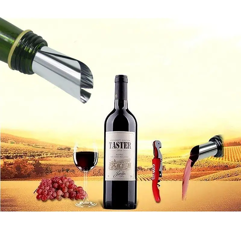 10/20Pcs Silver Wine Pourer Discs Aluminum Foil Wine Pourer Disc Foldable Drip-Proof Drop Drip Stop Pouring Pour Spout Pour.