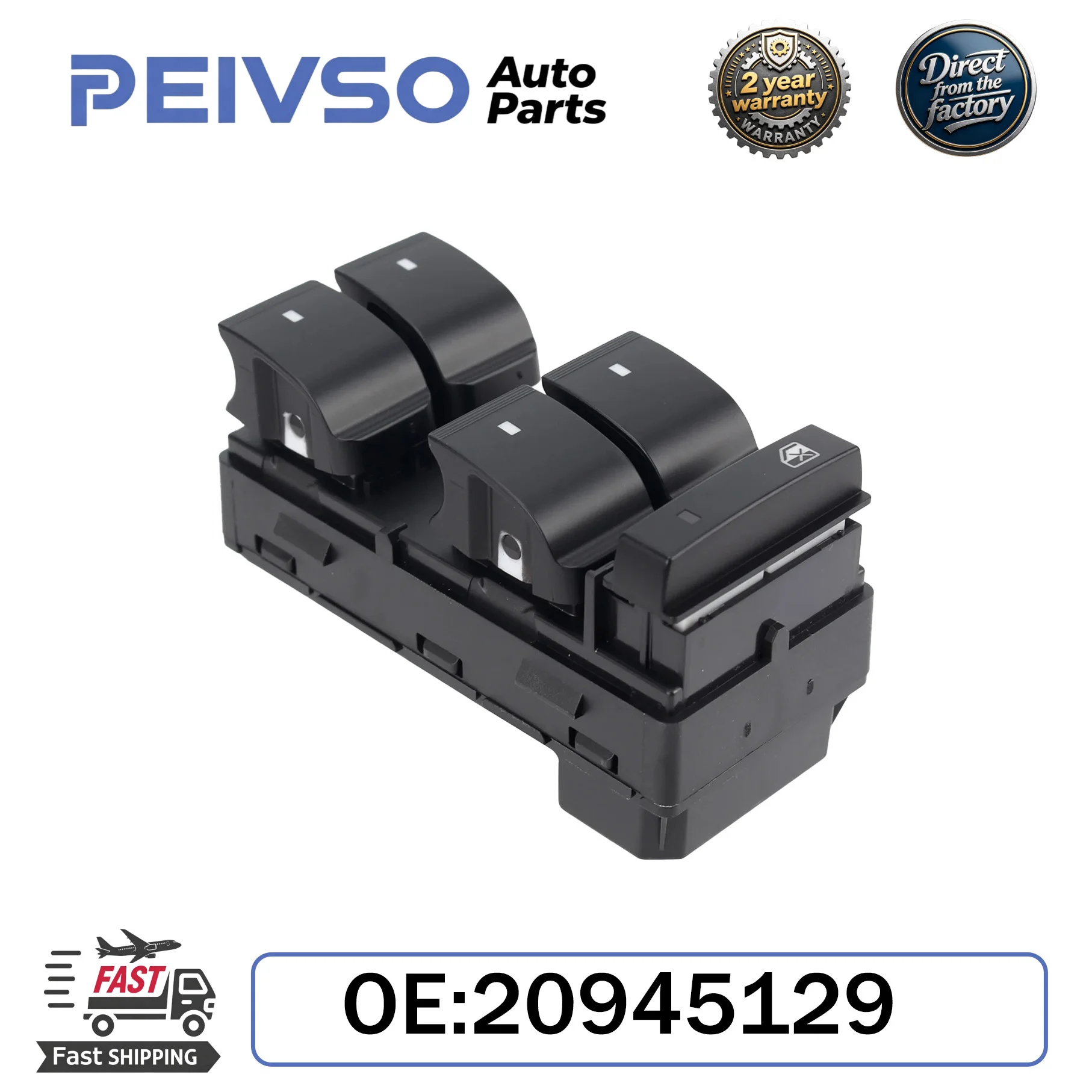 PEIVSO Master Power Window Door Switch 20945129 For Chevy Silverado GMC Sierra 1500 2500 3500 Buick Enclave 2007-2013 Auto Parts