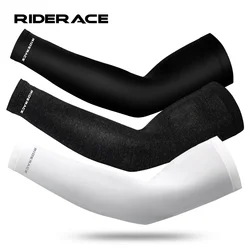 Arm Sleeve Ice Silk Quick Dry Breathable UV Protection Sports Wear Fitness Arm Sleeve Outdoor Arm Cool Sport Cycling Sleeves