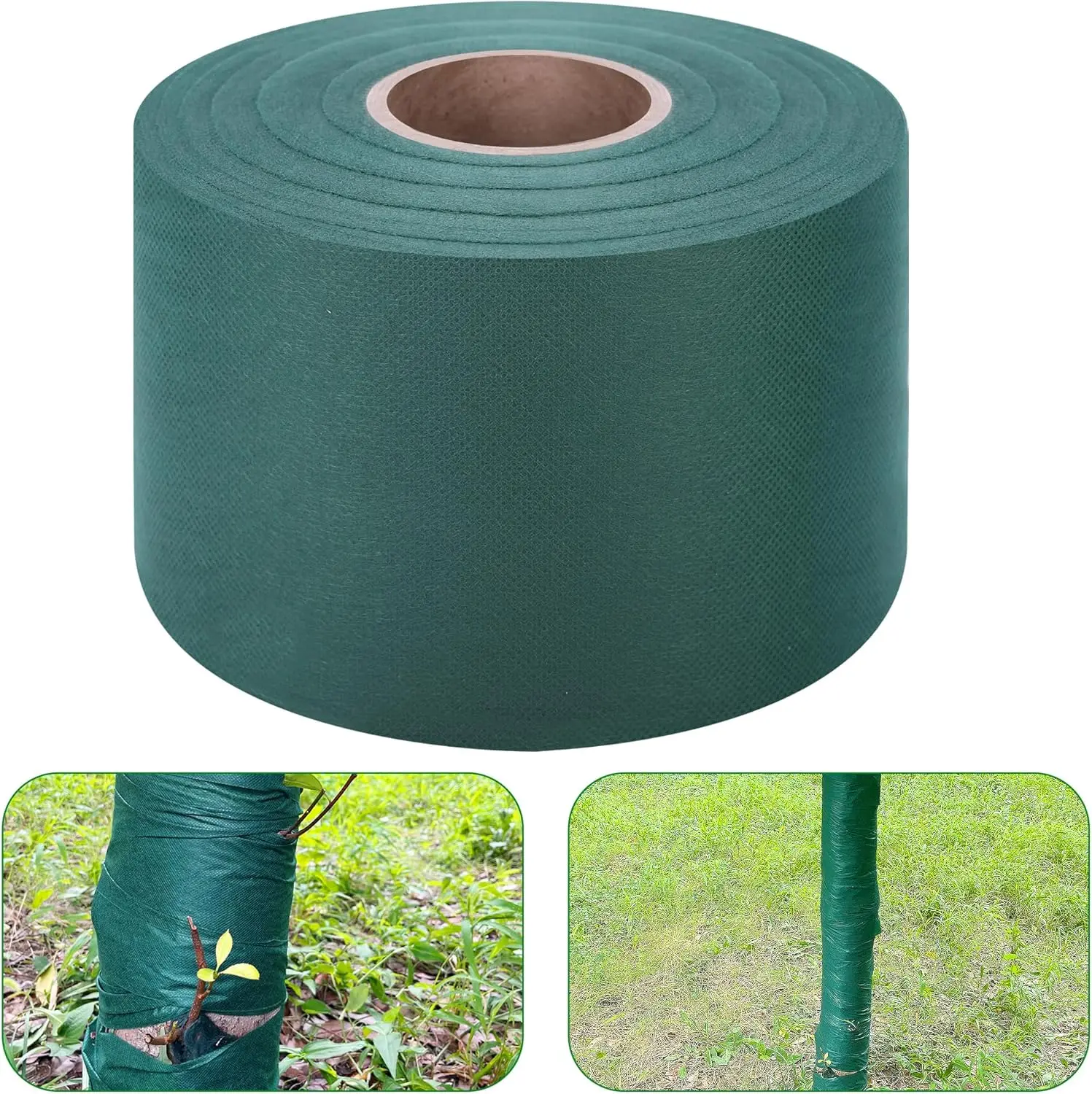 

Большие защитные обертывания для деревьев, зеленые зимние накладки от замерзания для стволов деревьев, многоразовые защитные повязки для деревьев для сохранения растений