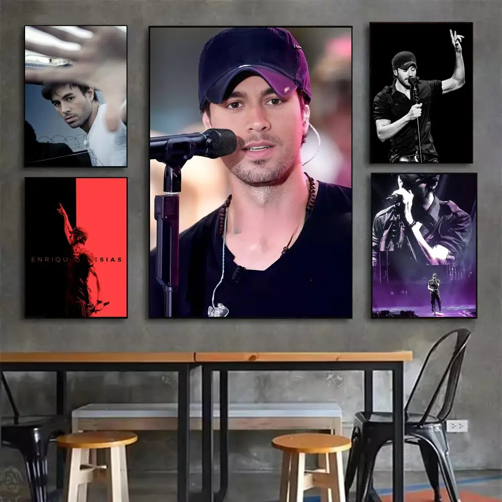 Enrique Iglesias Final Vol 2 Poster Durable HD PVC Wall Art - Waterproof Dustproof Easy Install For Home Cafe