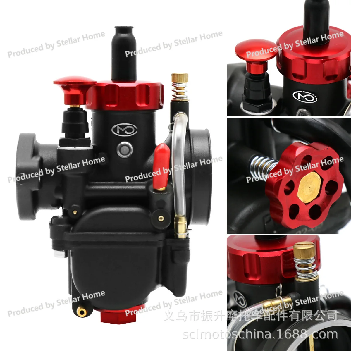 Off-road Motorcycle Racing Carburetor Pe17 19 22 24 26 28mm Flange Port