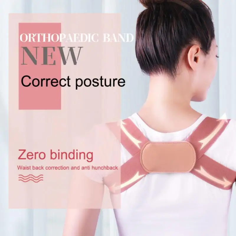 1Pcs Adjustable Posture Corrector Back Support Shoulder Belt Rectify Straighten Correction Spine Health Postural