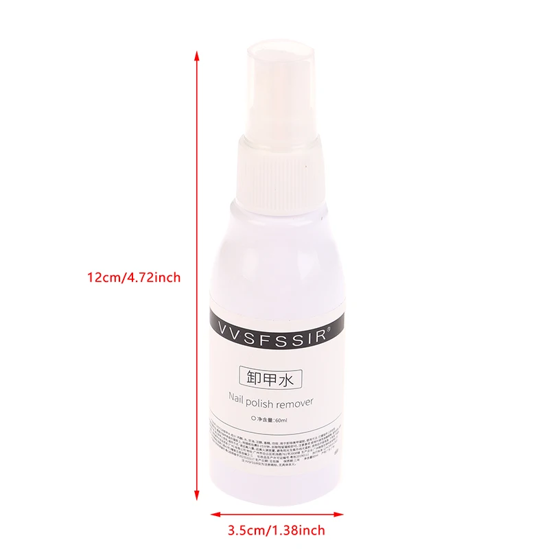 60ml Spray typu żel UV do paznokci lakier wybuchowy magiczny usuwa płynną warstwę powierzchniową żelu akrylowy odtłuszczacz do czyszczenia powierzchni paznokci